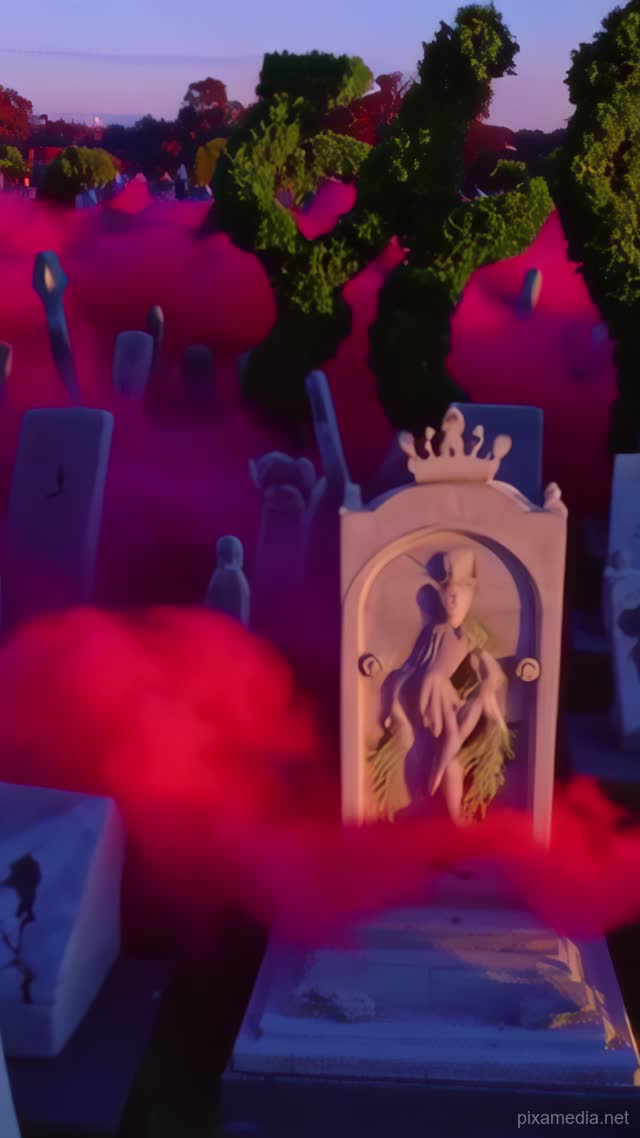 Crimson Fog Crowns the Headstone - Blood & Impact AI stock